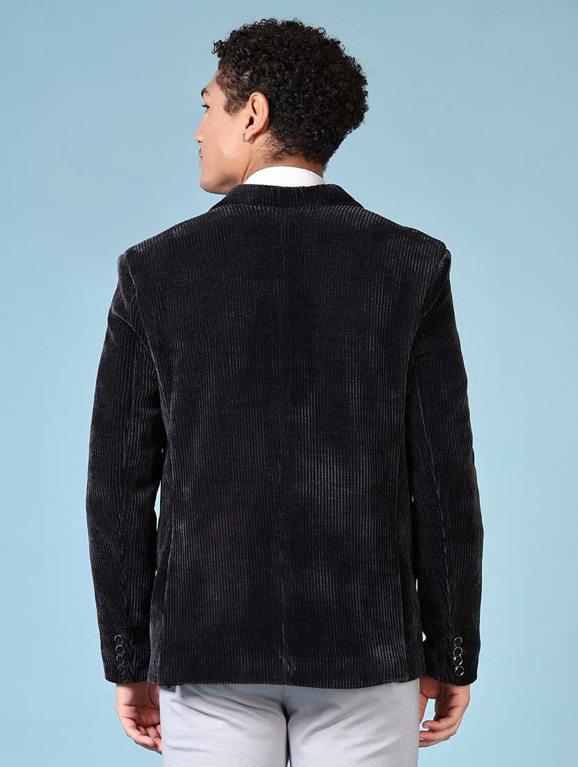 men solid long sleeve single breasted blazer - 21667726 -  Standard Image - 3