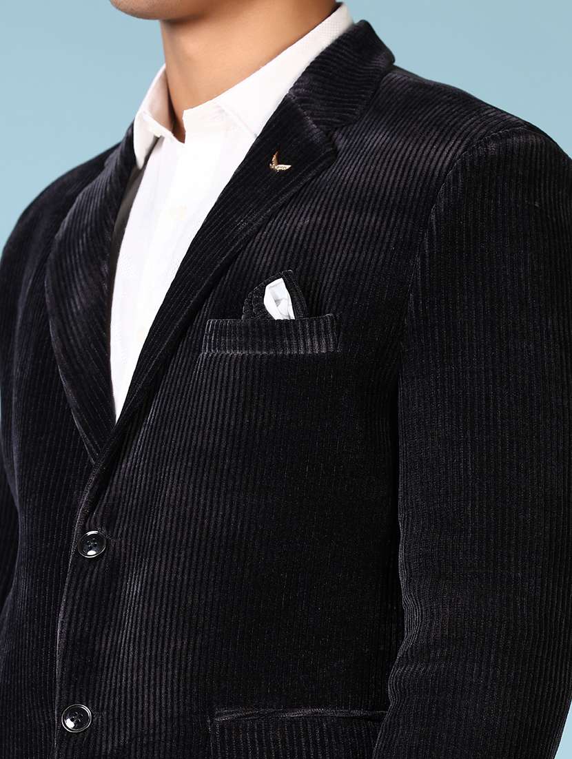 men solid long sleeve single breasted blazer - 21667726 -  Standard Image - 5