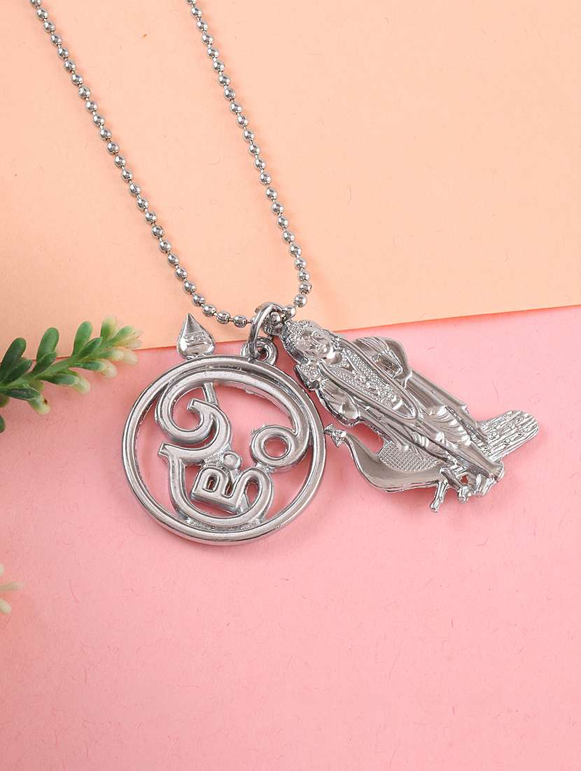 men sacred idol pendant with chain