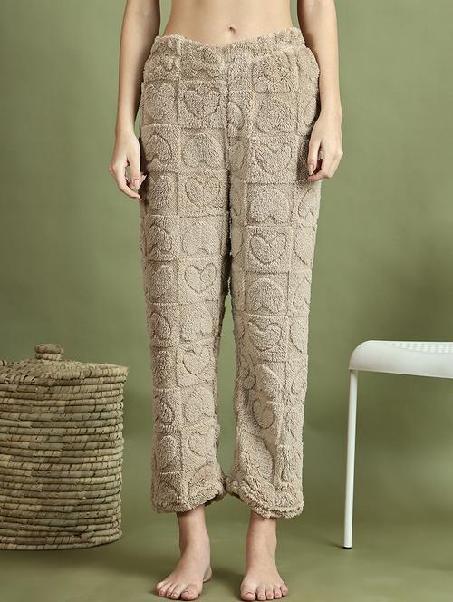 women solid mid rise pajama - 21667818 - Standard Image - 0