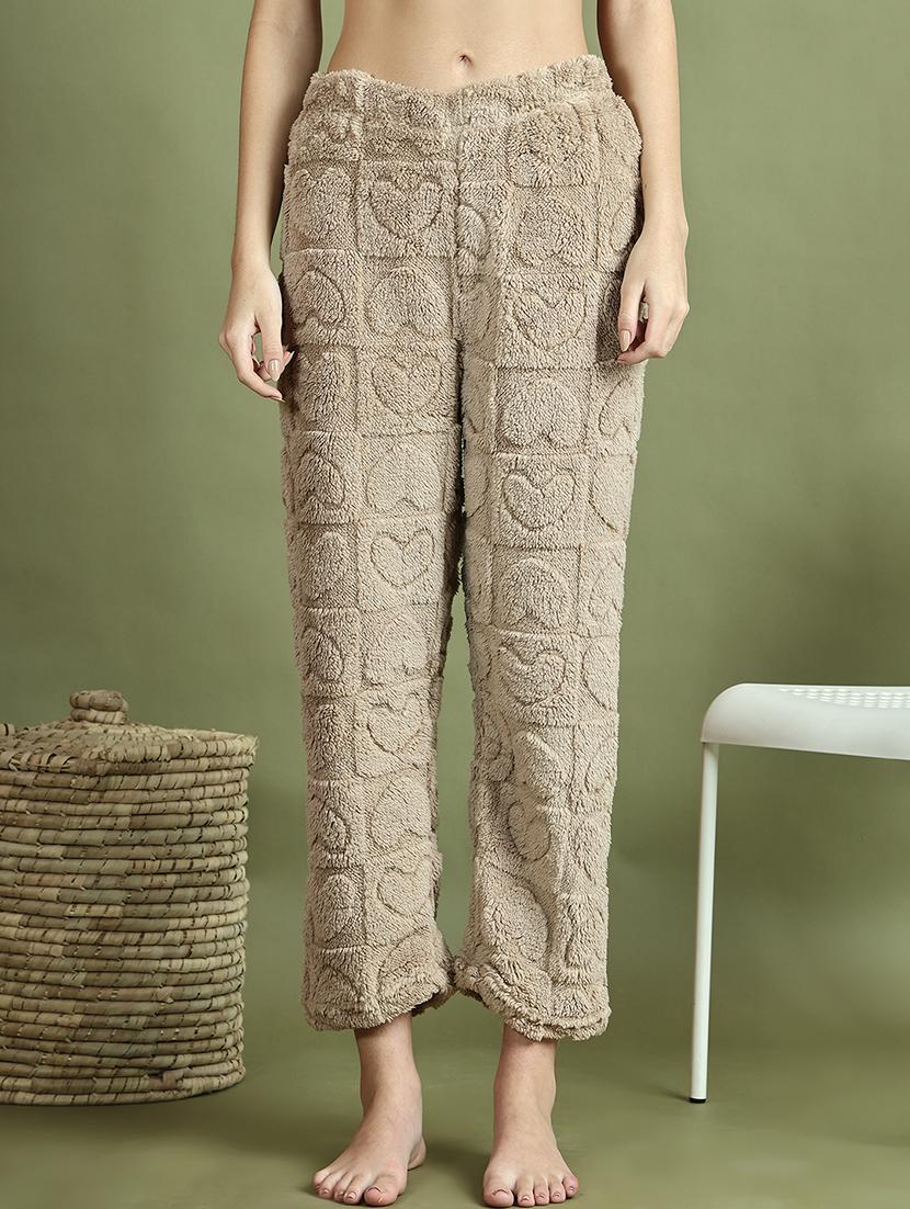women solid mid rise pajama - 21667818 - Zoom Image - 0