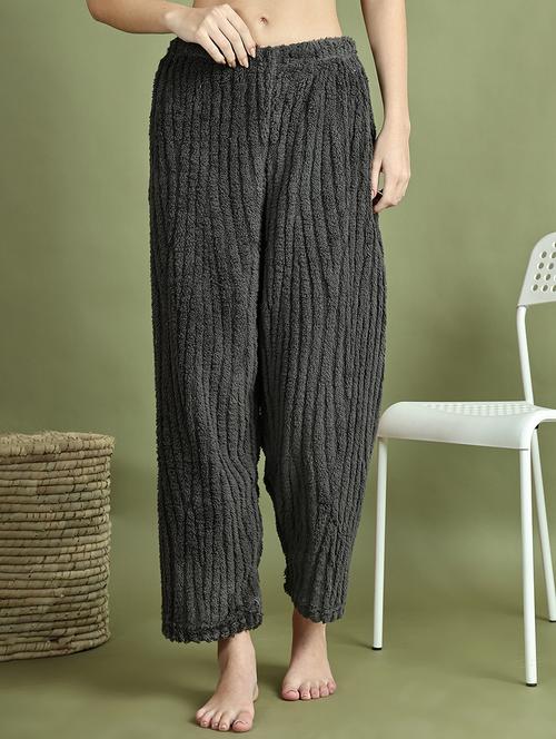 women solid mid rise pajama - 21667821 -  Standard Image - 0