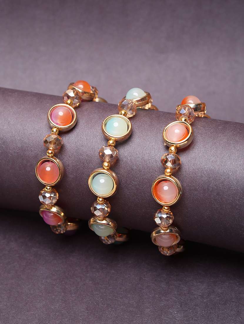 women pack of 3 stones studded bangles