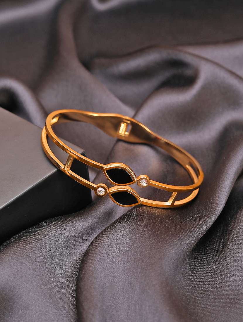 women gold plated cuff bracelet
