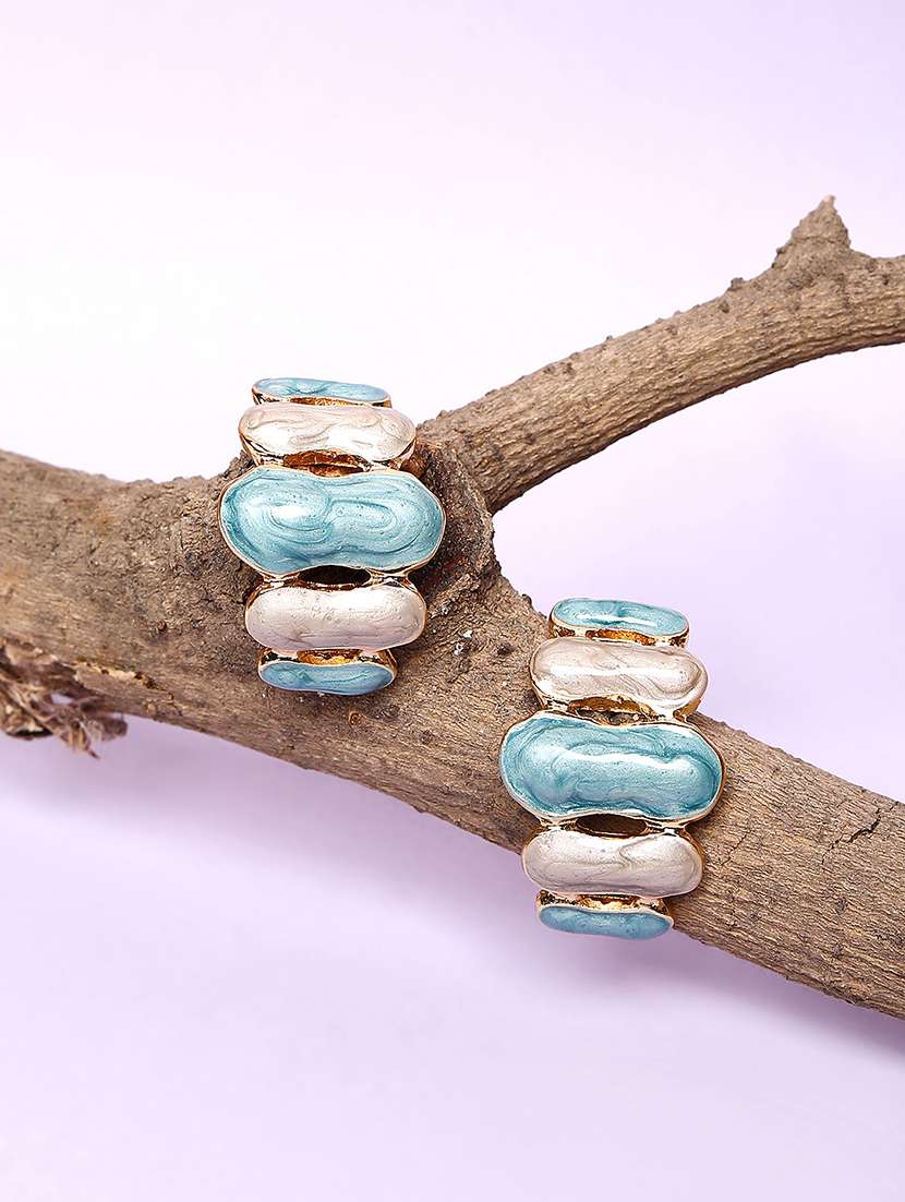 women multi color drop earrings