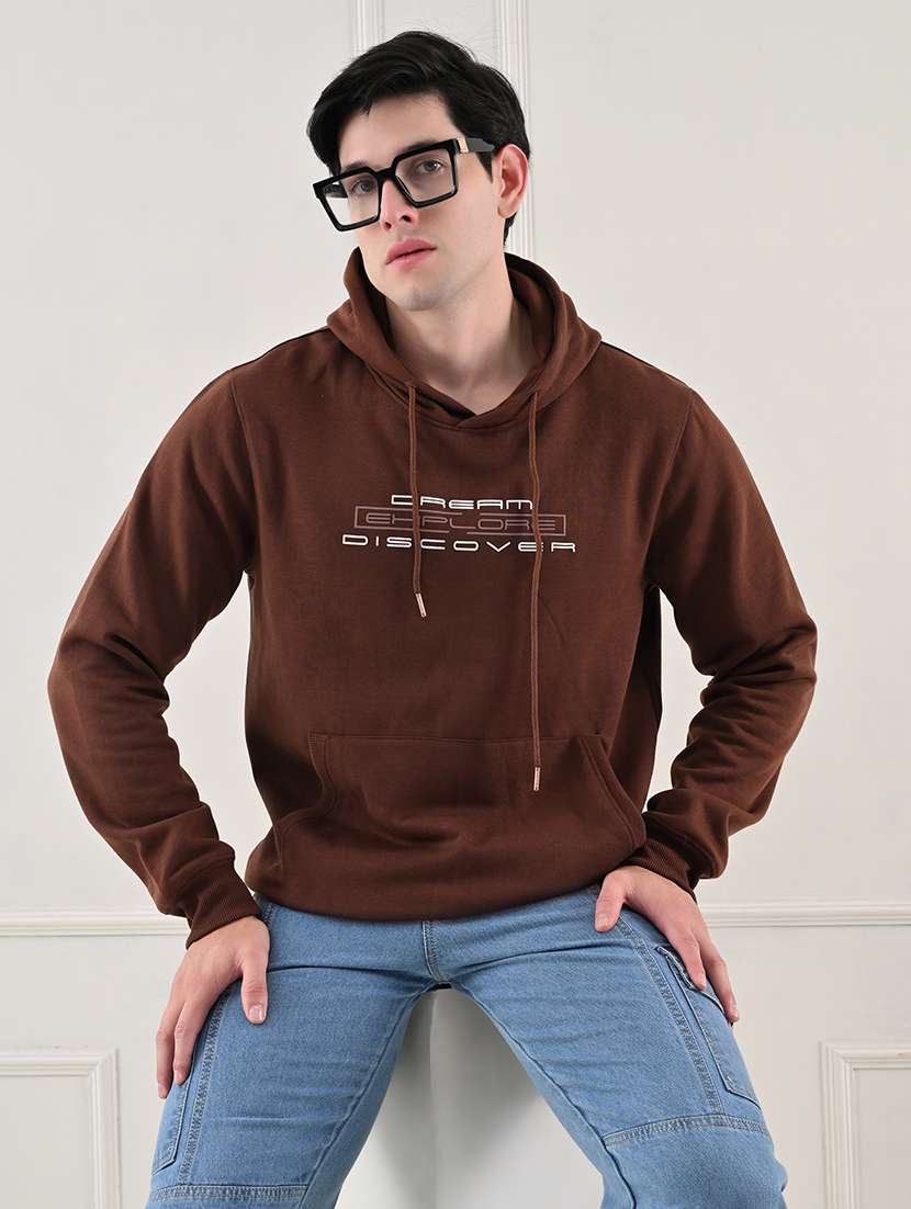 men long sleeve chest print sweatshirt - 21667986 -  Standard Image - 8