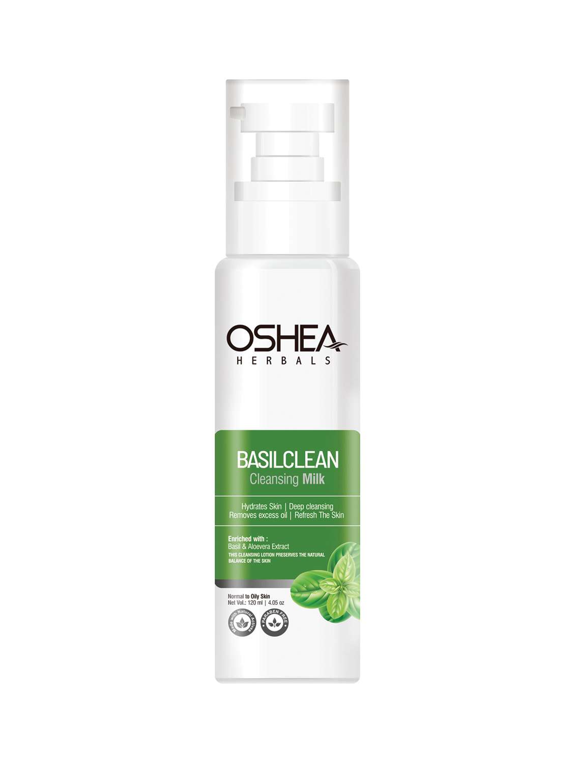 oshea herbals basil extract cleansing milk