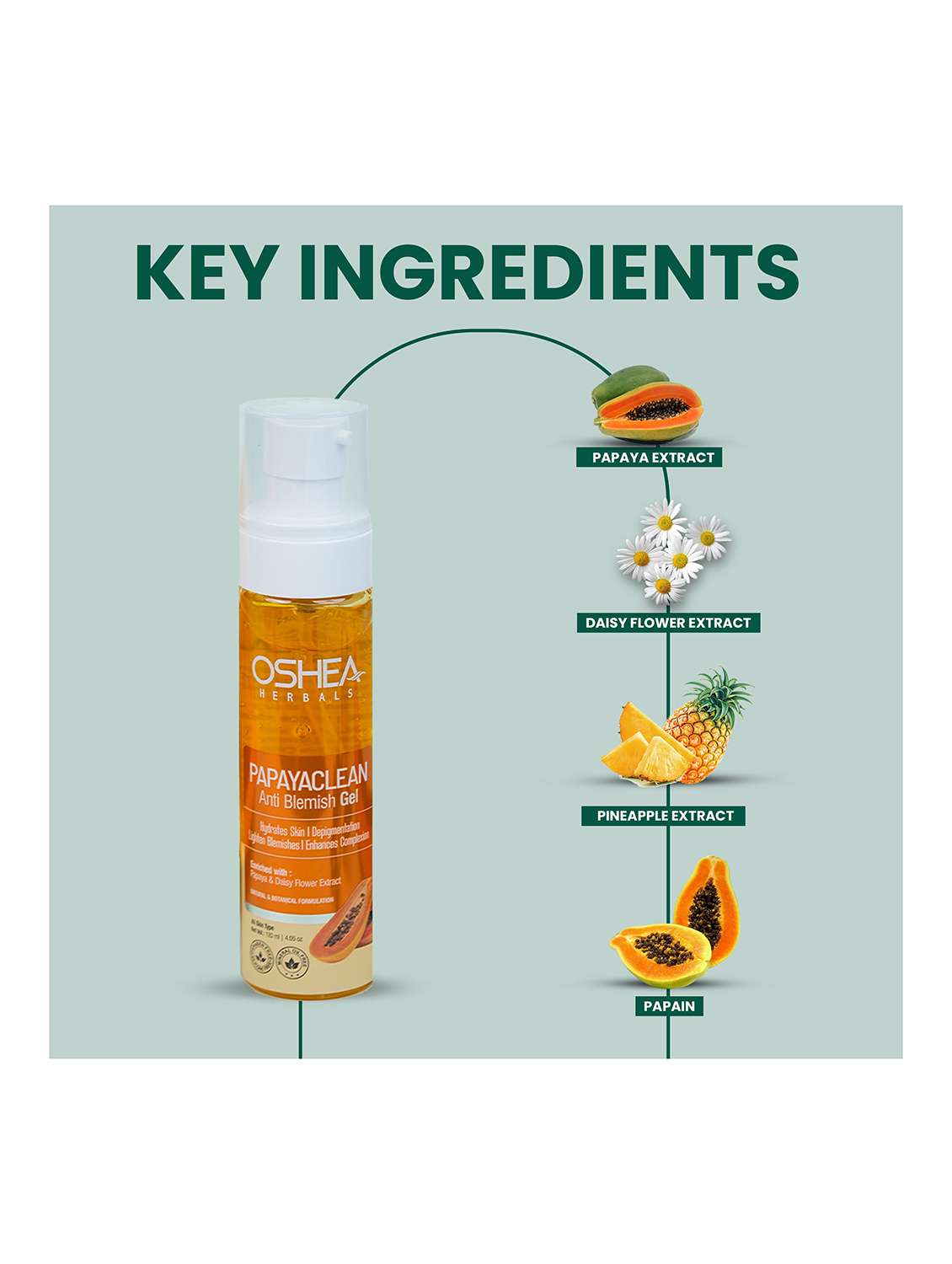 oshea herbals pineapple extract face gel - 21668203 -  Standard Image - 5