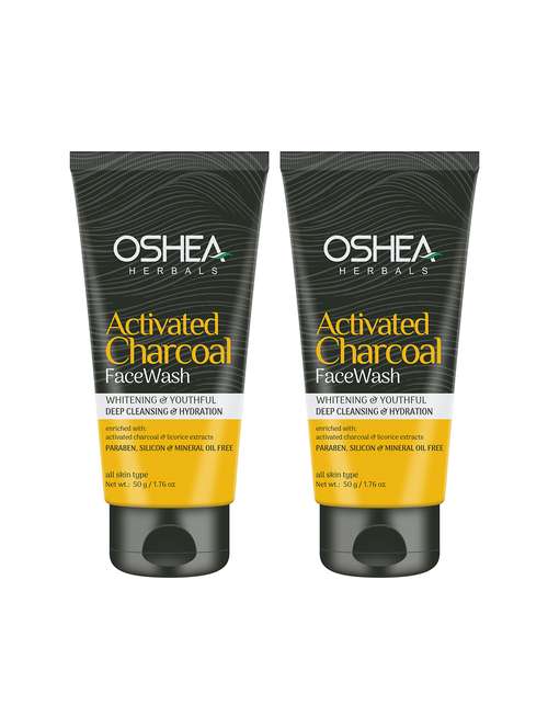 oshea herbals charcoal face wash - pack of 2 - 21668222 - Standard Image - 0