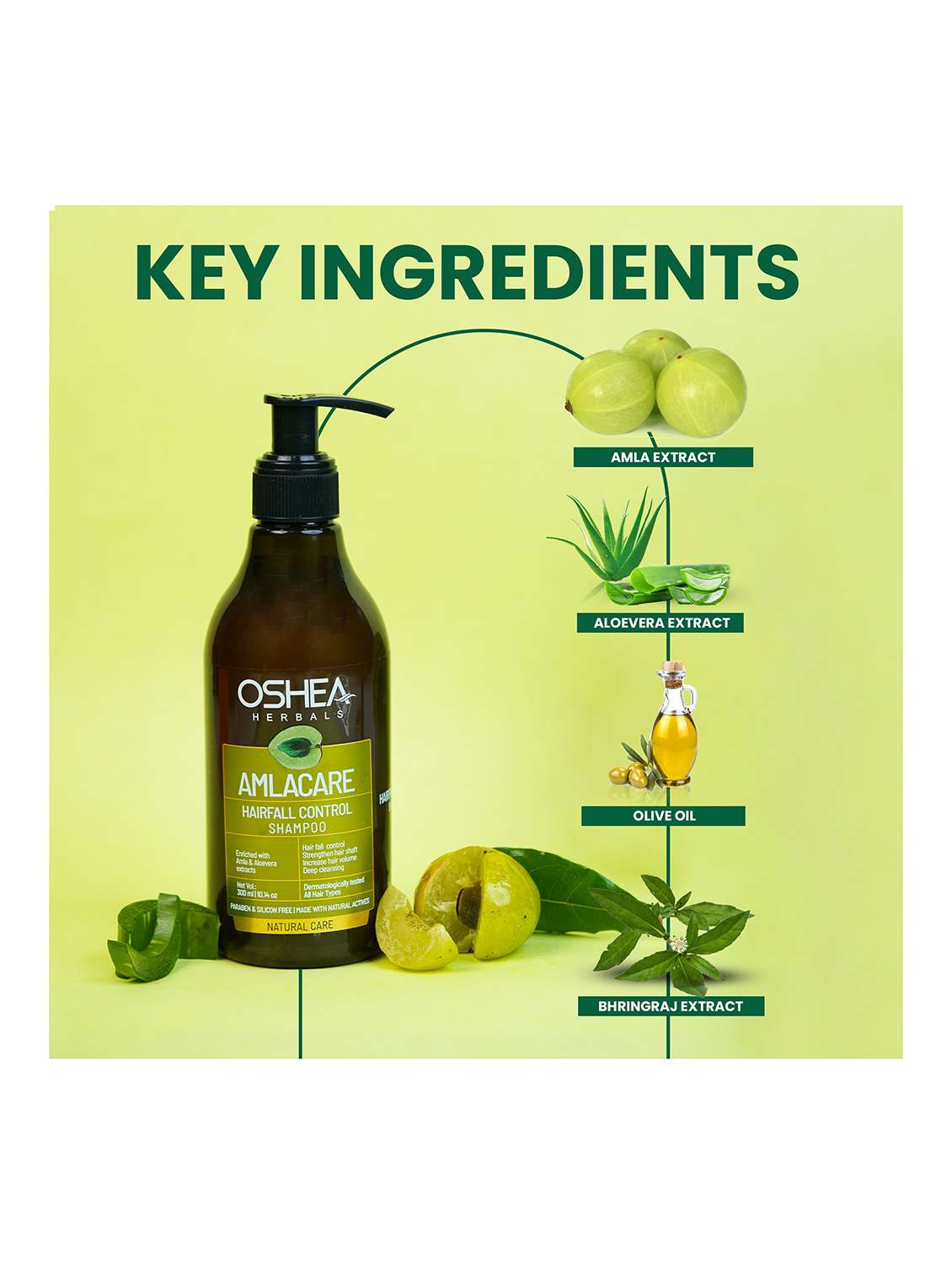 oshea herbals hairfall control shampoo - 21668283 - Standard Image - 3