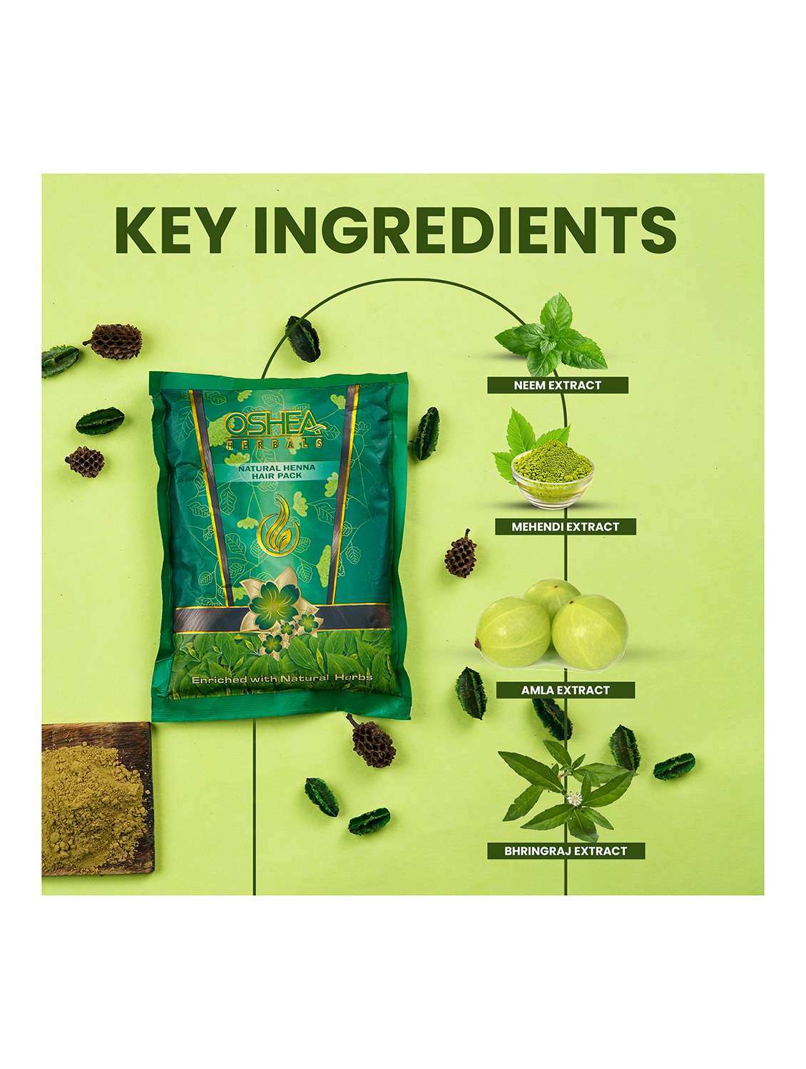 oshea herbals mehendi extract hair pack - 21668300 - Standard Image - 5