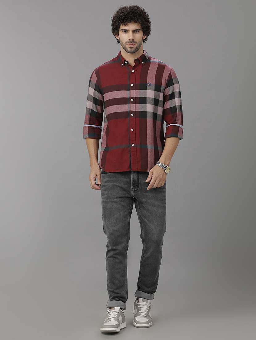 men mid rise slim fit plain jeans - 21668308 -  Standard Image - 3