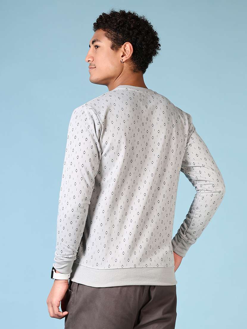 men long sleeves printed sweatshirt - 21668397 -  Standard Image - 3