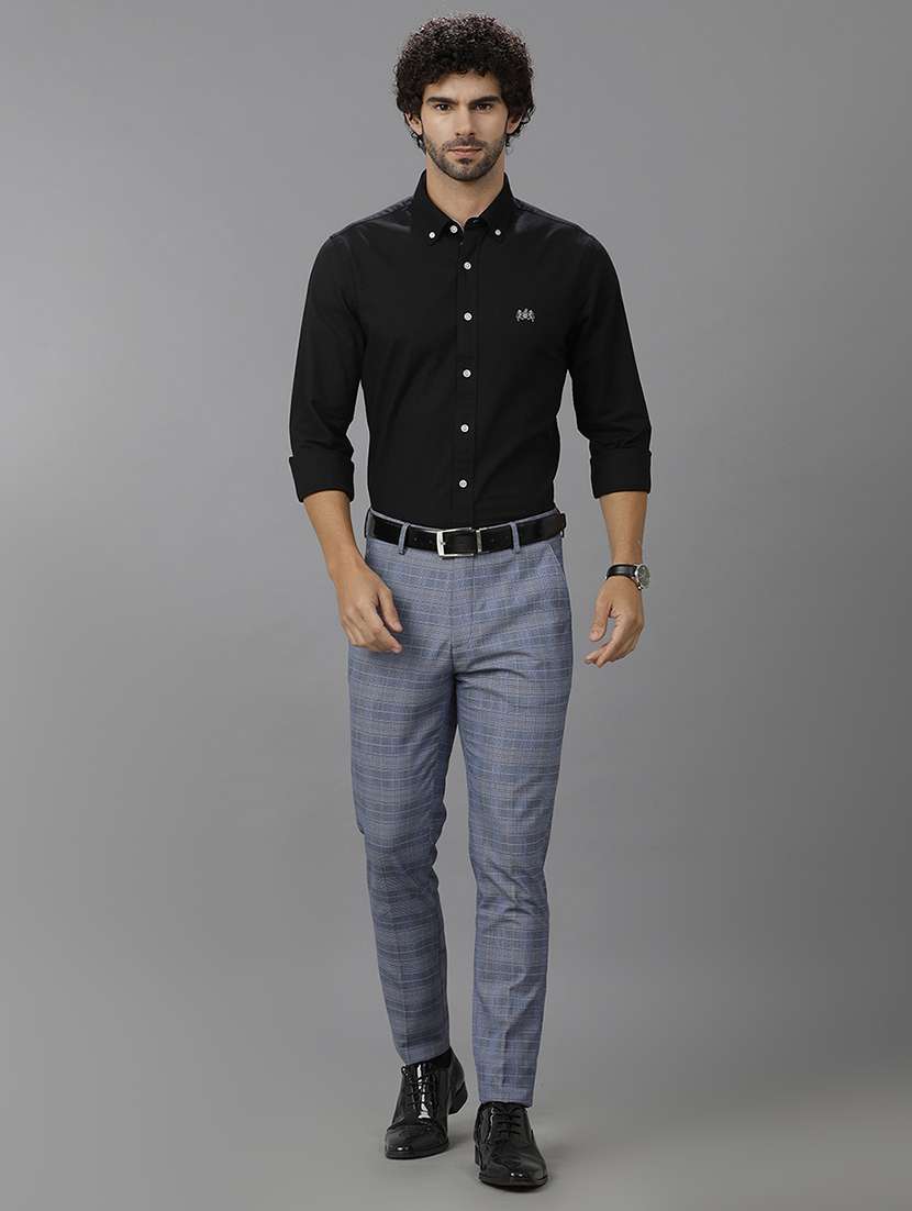 men long sleeve solid formal shirt - 21668587 -  Standard Image - 3