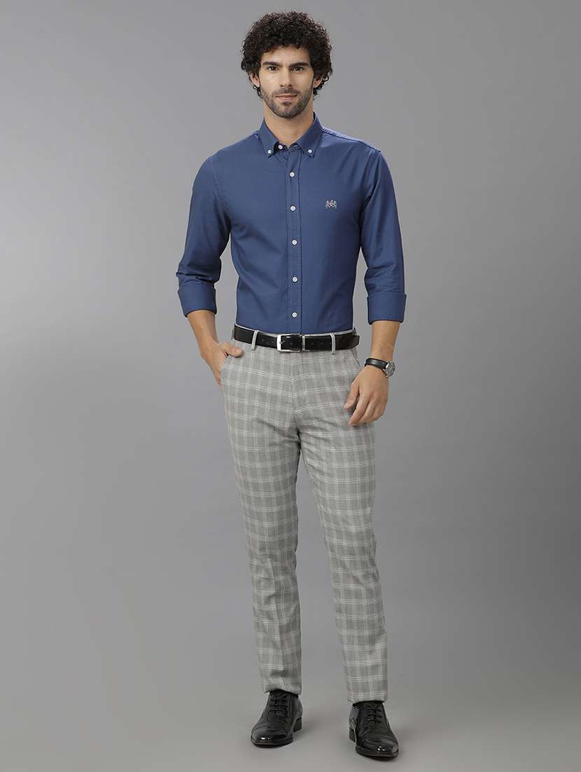 men long sleeve solid formal shirt - 21668588 -  Standard Image - 3