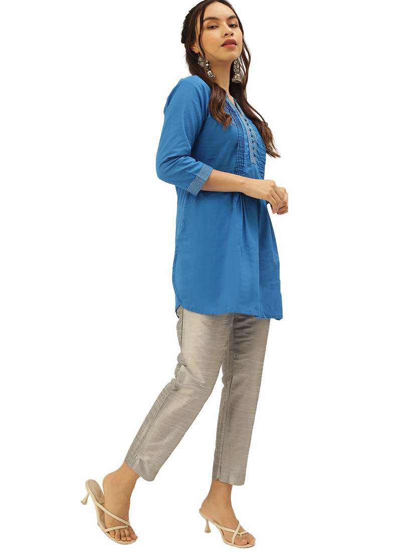 silver straight tapered pant - 21668986 -  Standard Image - 3