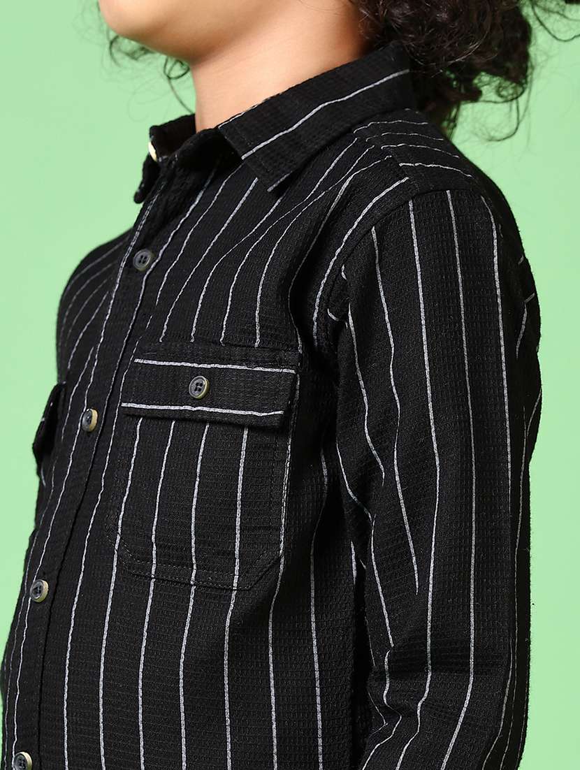 boys long sleeves striped shirt - 21669082 -  Standard Image - 5