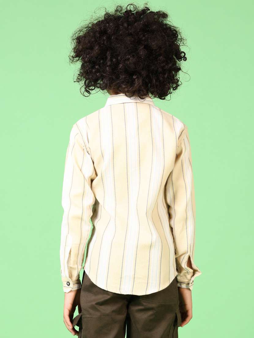 boys long sleeves striped shirt - 21669084 -  Standard Image - 3