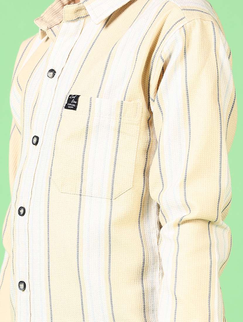 boys long sleeves striped shirt - 21669084 -  Standard Image - 5