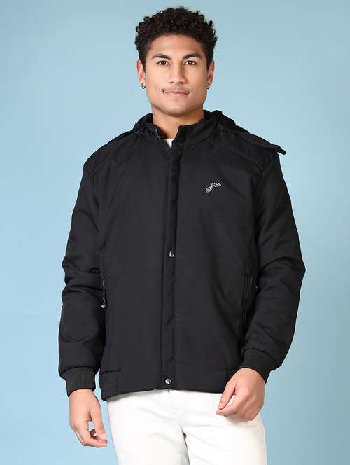 men solid long sleeve bomber jacket - 21669095 -  Standard Image - 0