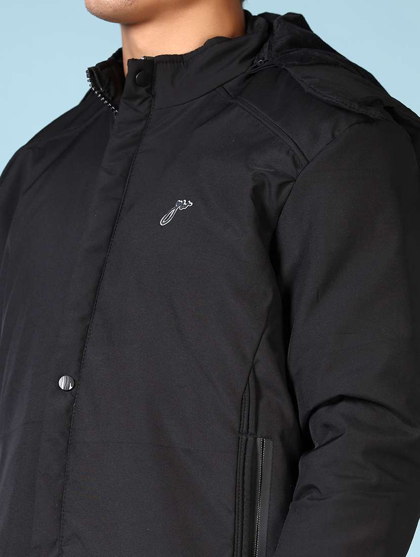 men solid long sleeve bomber jacket - 21669095 -  Standard Image - 5