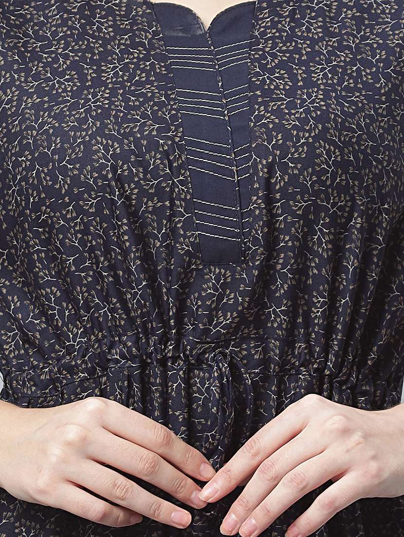 women printed short sleeves nighty - 21669477 -  Standard Image - 5