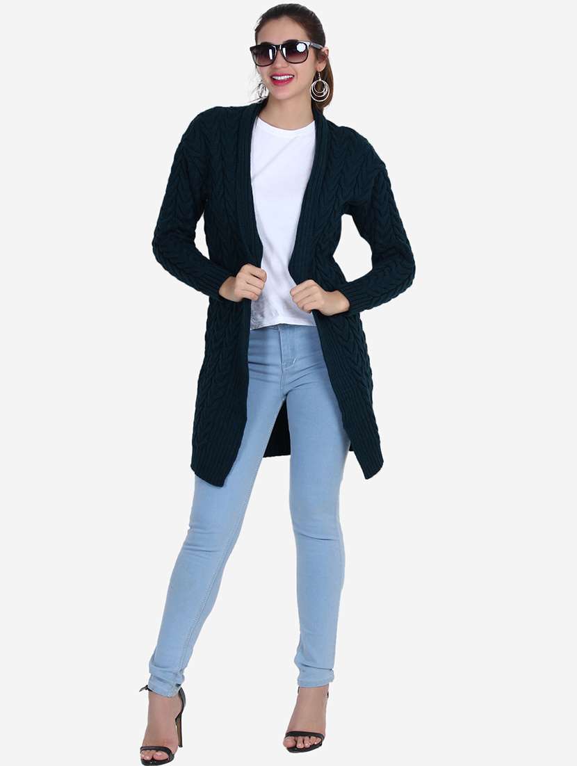 women self designed winter wear shrug - 21669605 -  Standard Image - 3