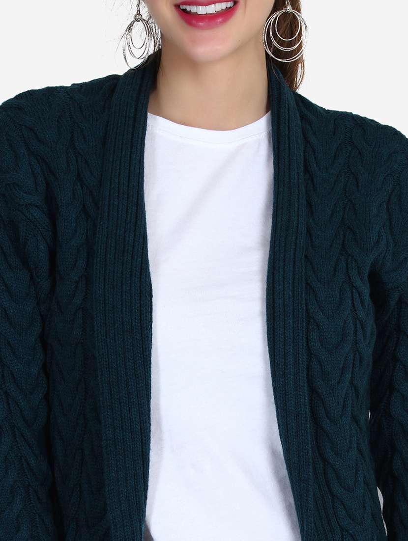 women self designed winter wear shrug - 21669605 -  Standard Image - 5