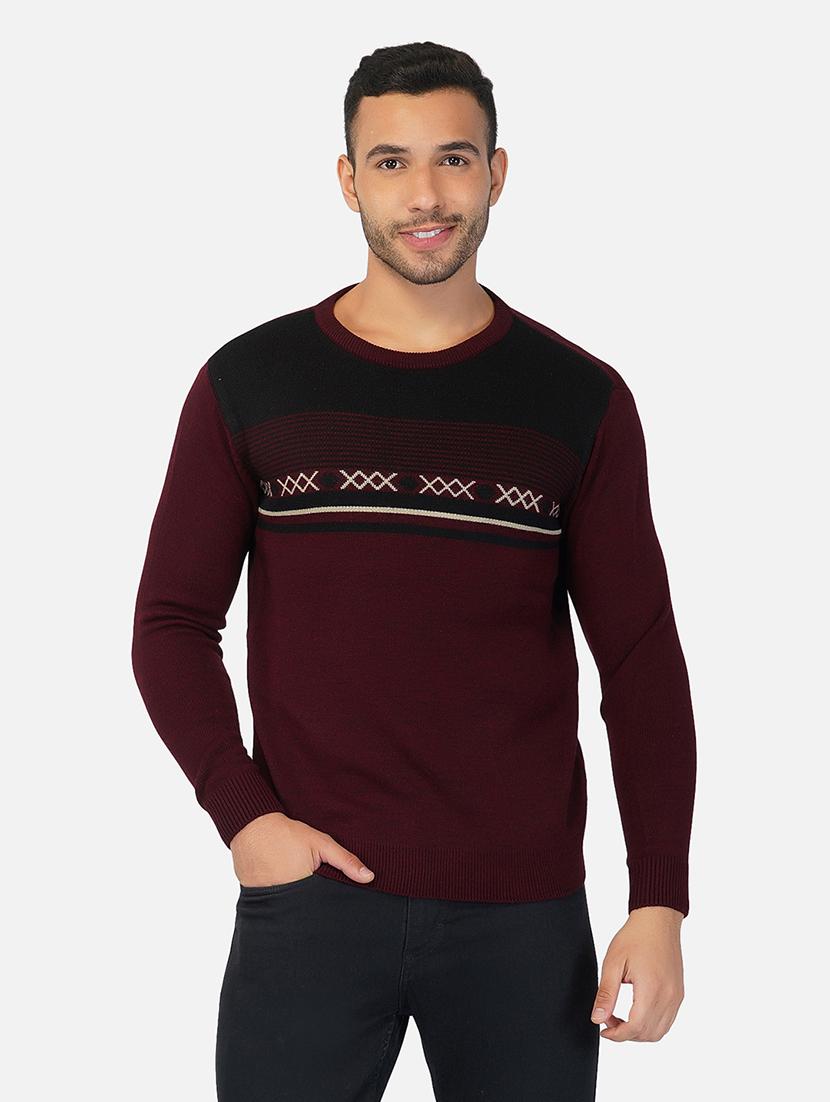 men long sleeve printed pullover - 21669623 - Zoom Image - 0