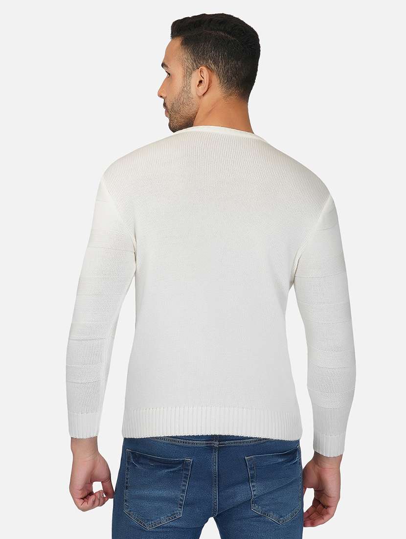 men long sleeves solid pullover - 21669629 -  Standard Image - 3