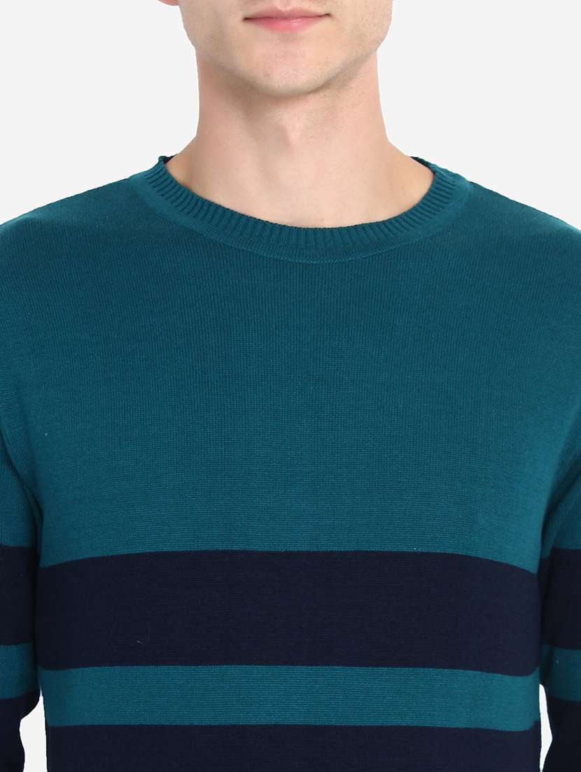 men long sleeve color block pullover - 21669633 -  Standard Image - 5