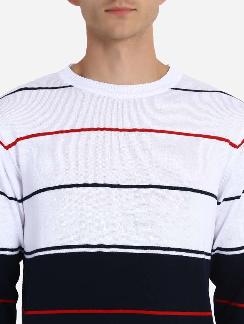 men long sleeve color block pullover - 21669634 -  Standard Image - 5
