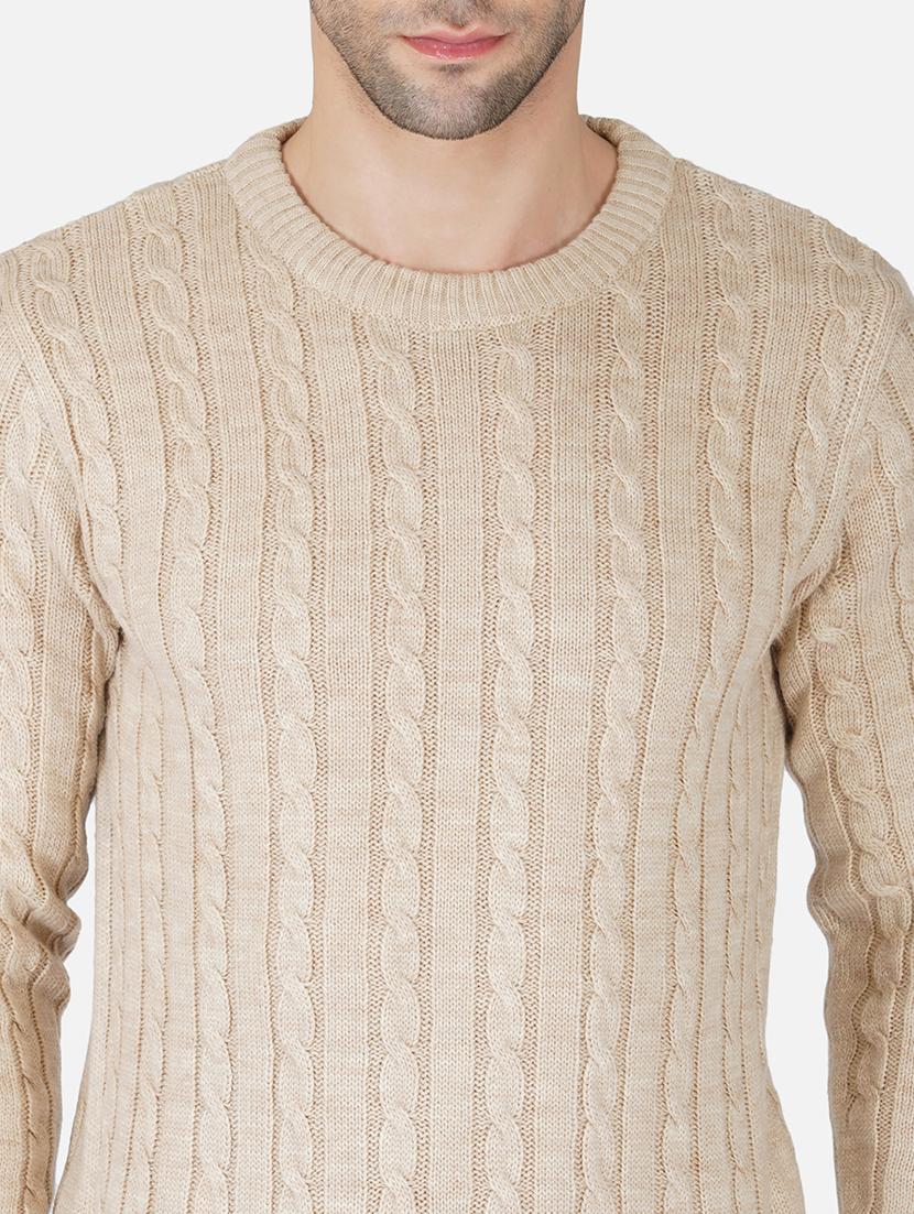 men long sleeves self design pullover - 21669638 - Standard Image - 5