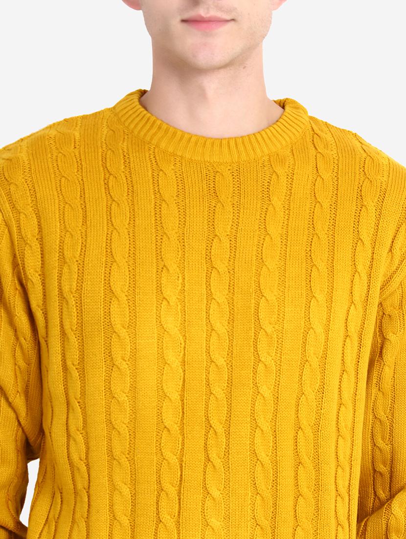 men long sleeves self design pullover - 21669639 - Standard Image - 5