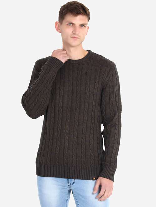 men long sleeves self design pullover - 21669640 -  Standard Image - 0