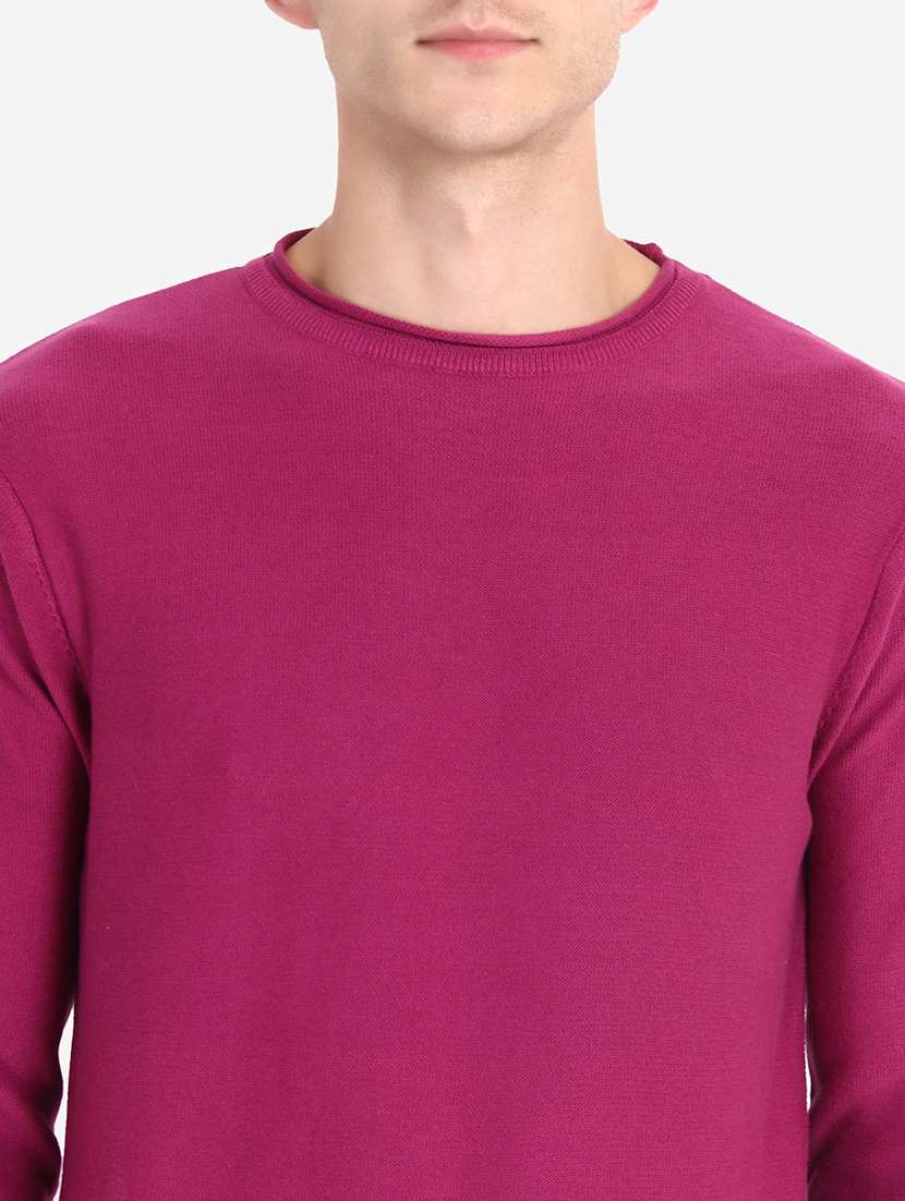 men long sleeves solid pullover - 21669644 -  Standard Image - 5