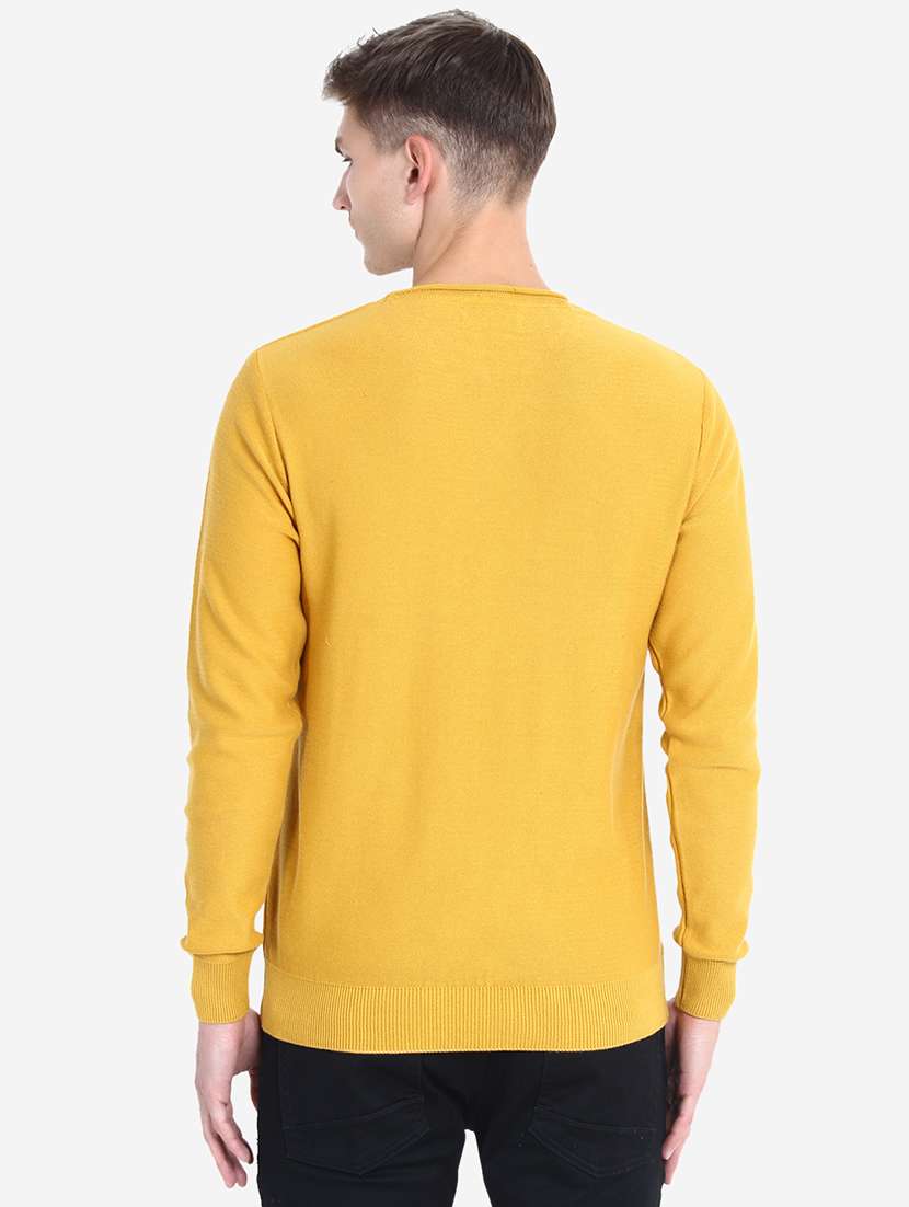 men long sleeves solid pullover - 21669649 -  Standard Image - 3