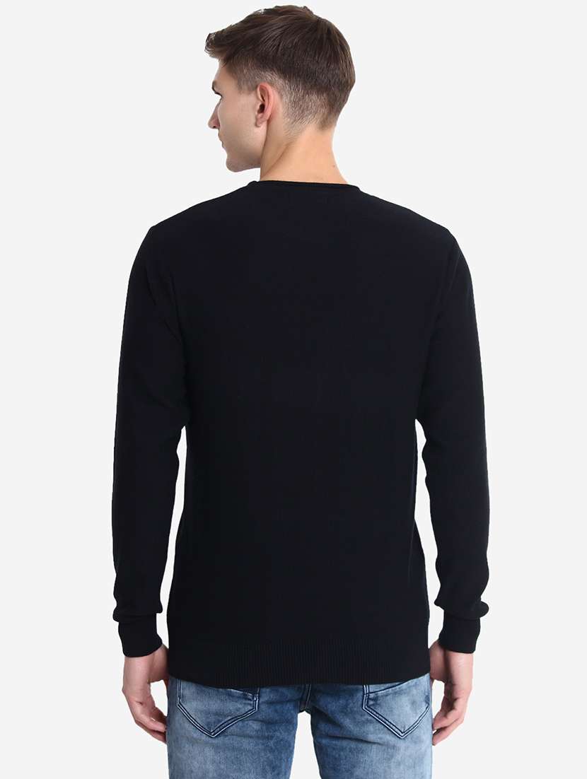 men long sleeves solid pullover - 21669652 -  Standard Image - 3