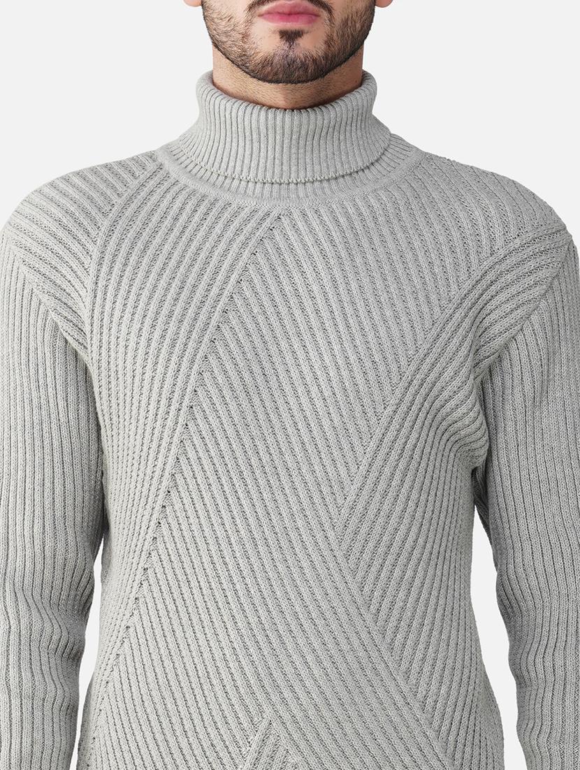 men long sleeves self design pullover - 21669653 - Standard Image - 5