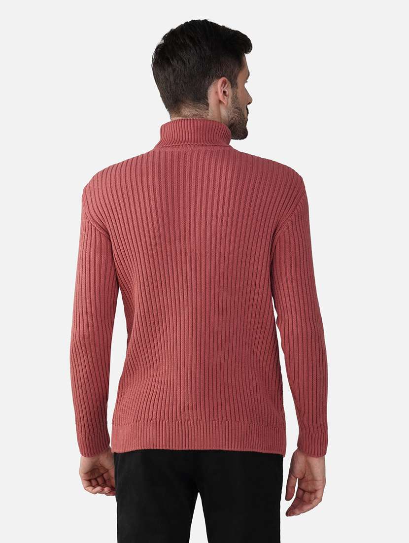 men long sleeves self design pullover - 21669654 - Standard Image - 3