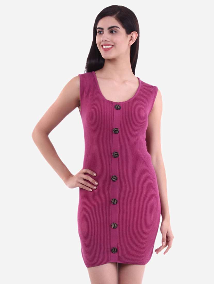 women sleeveless acrylic dress - 21669668 - Zoom Image - 0