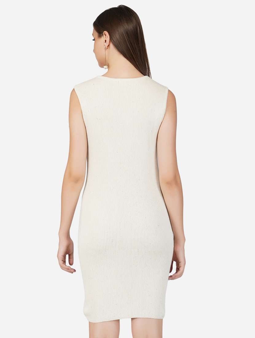 women sleeveless acrylic dress - 21669669 - Standard Image - 3