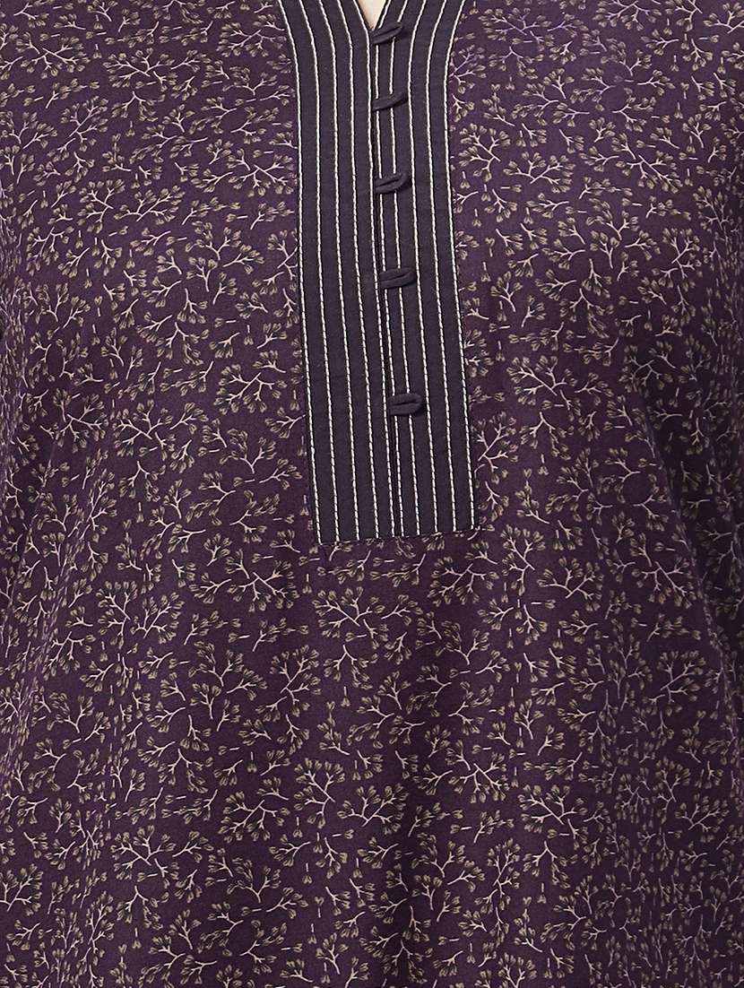 women printed short sleeves nighty - 21669941 -  Standard Image - 5