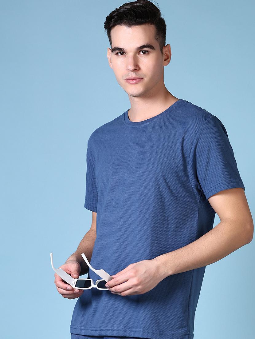 men solid short sleeve regular fit t-shirt - 21670159 - Zoom Image - 0