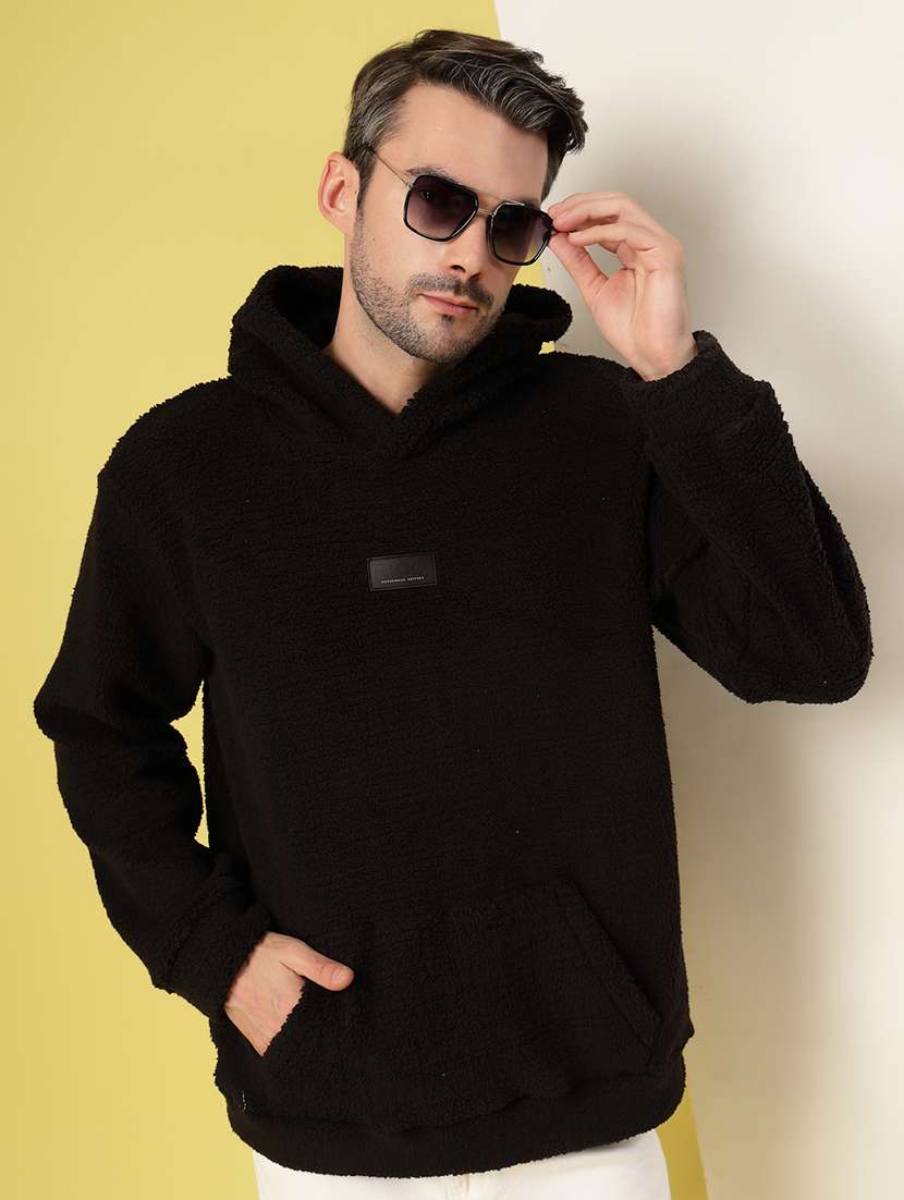 men long sleeve plain sweatshirt - 21670188 - Standard Image - 3