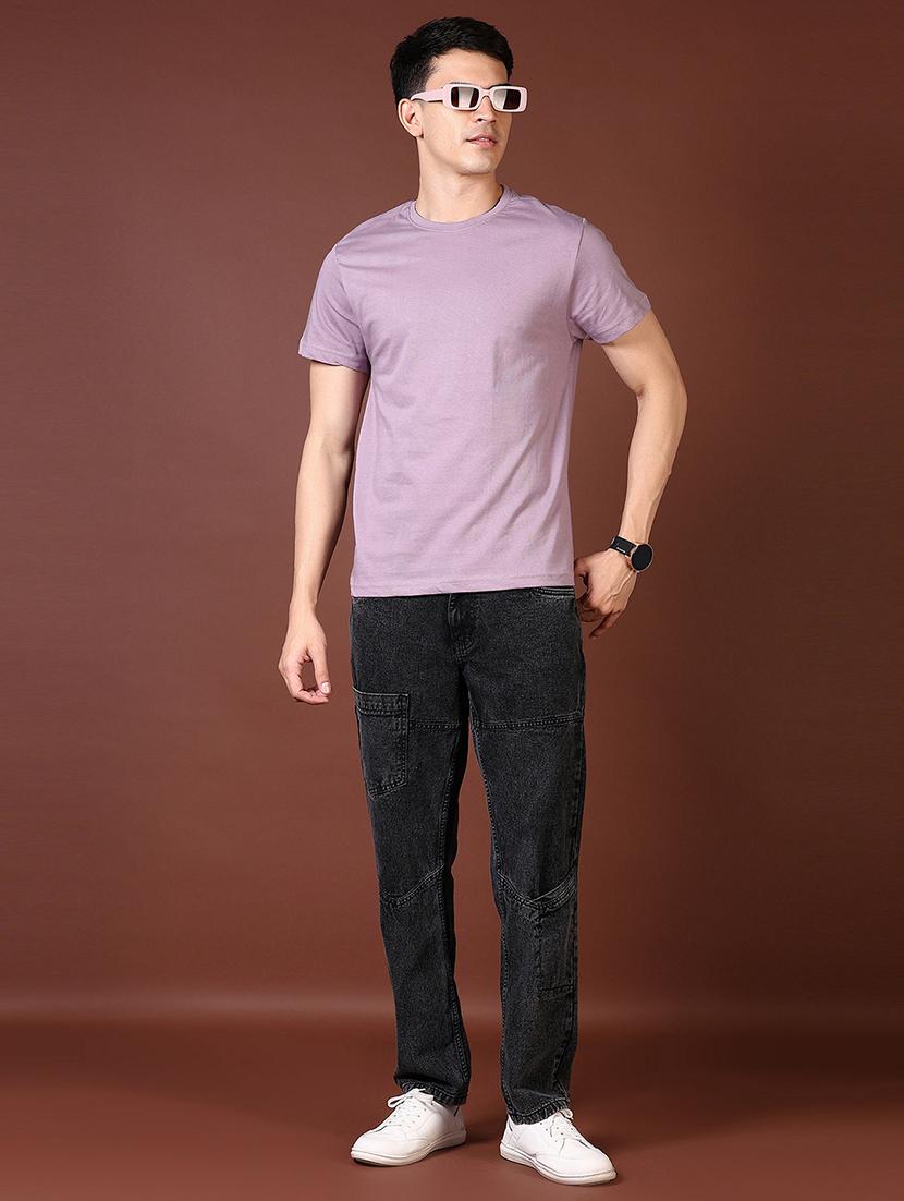 men solid short sleeve t-shirt - 21670326 - Standard Image - 3