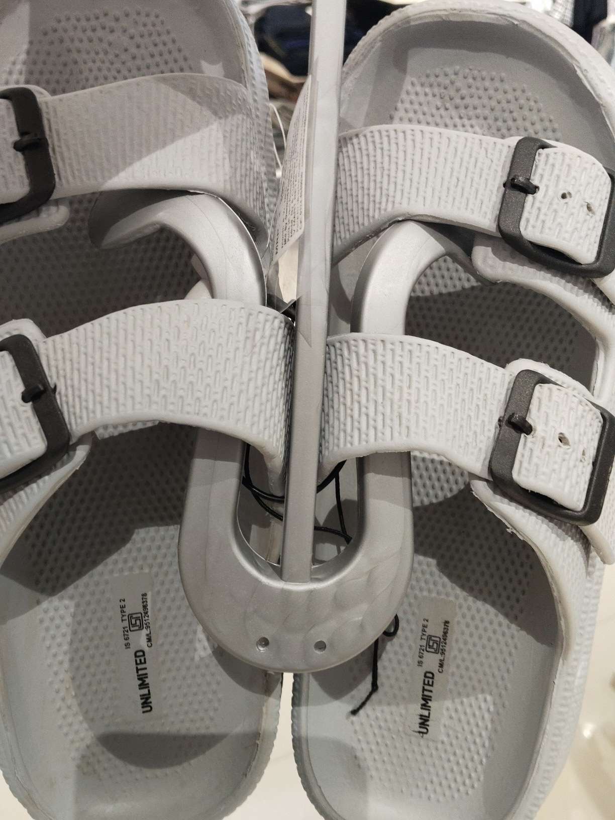 light grey eva slippers - 21670758 - Zoom Image - 0