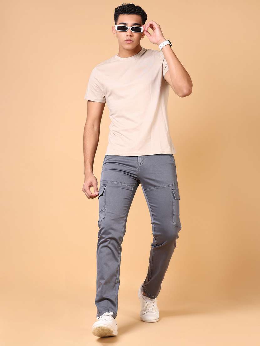 men solid short sleeve t-shirt - 21670766 - Standard Image - 3