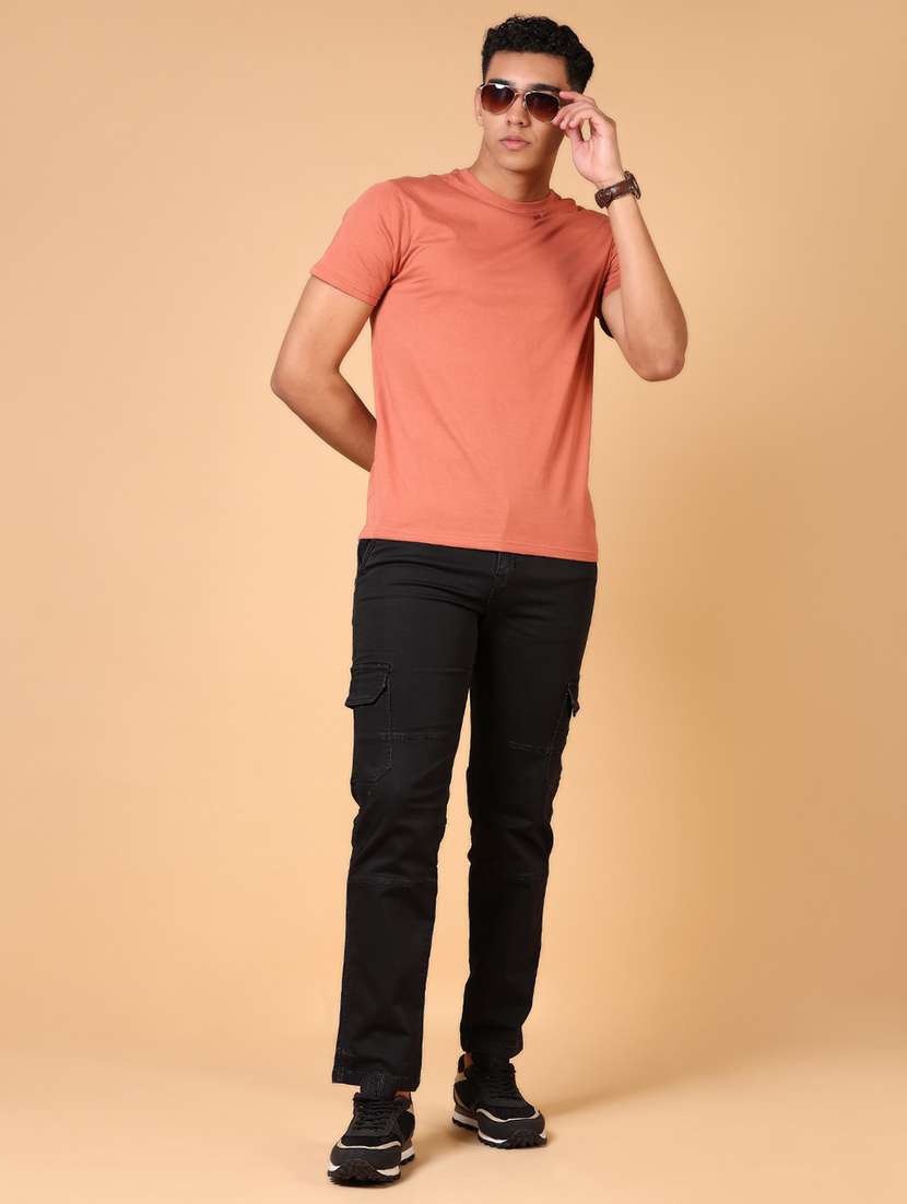 men solid short sleeve t-shirt - 21670769 -  Standard Image - 3