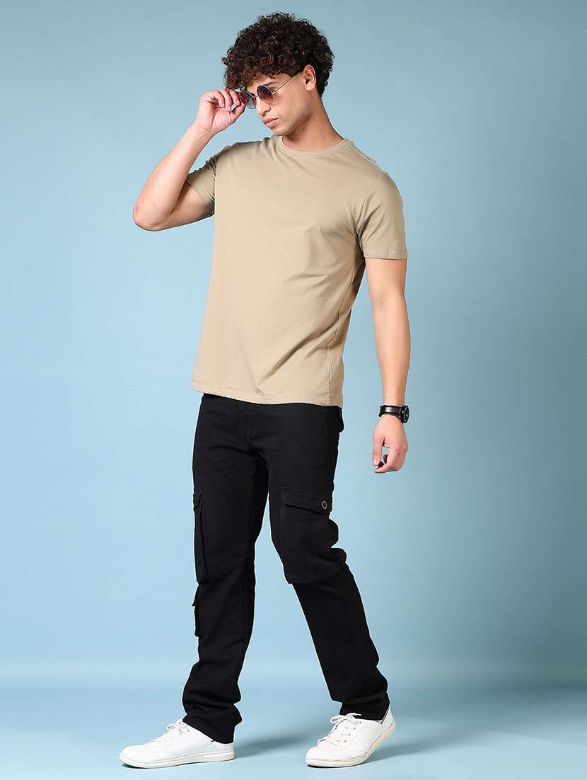 men solid short sleeve t-shirt - 21670770 -  Standard Image - 3